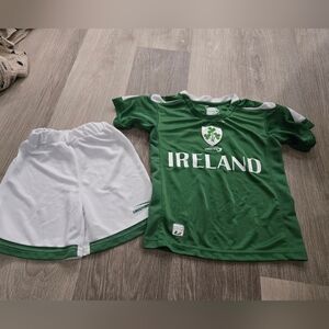 Lansdowne Ireland Kids Green and White Athletic Set